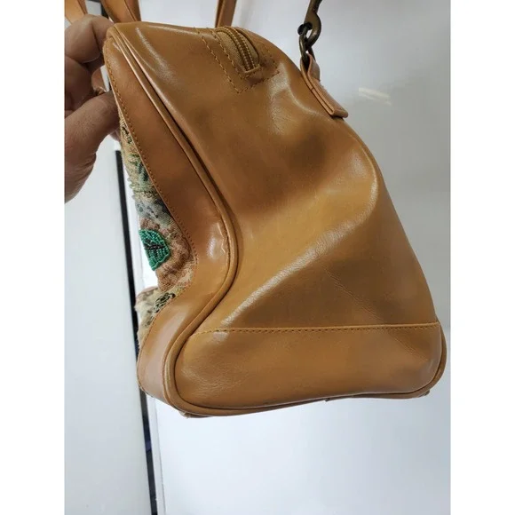 Signature Club A Ladies Tote Bag Safari Tapestry Embroidered Tiger‎ Cheeta Lion - Picture 6 of 16